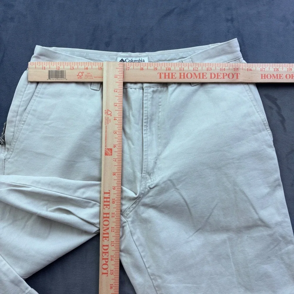 Columbia Sportswear Mens 32x28 Tan Canvas Utility Pants Khaki Workwear